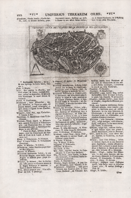 Viterbo Citta Metropoli della Provincia del Patrimonio