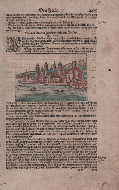 Von den Statten Aquapendente und Bolzena