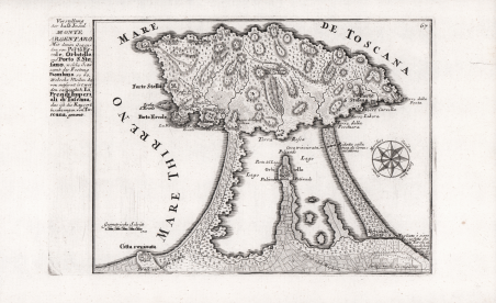 Vorstellung der halb Insul Monte Argentaro.