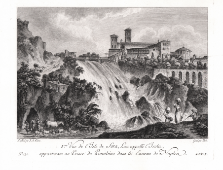 Vue de l'Isle de Sora, Lieu appellé l'Isola, appartenant au …