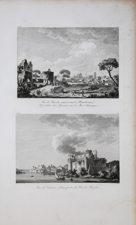 vue de la Ville de Brindes ou Brendisi …. Brundusium…/Vue …