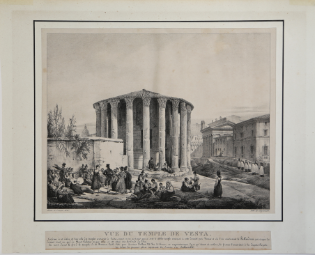 Vue du Temple de Vesta.