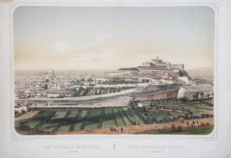 Vue Générale de Brescia prise du Rochi / Vista General …