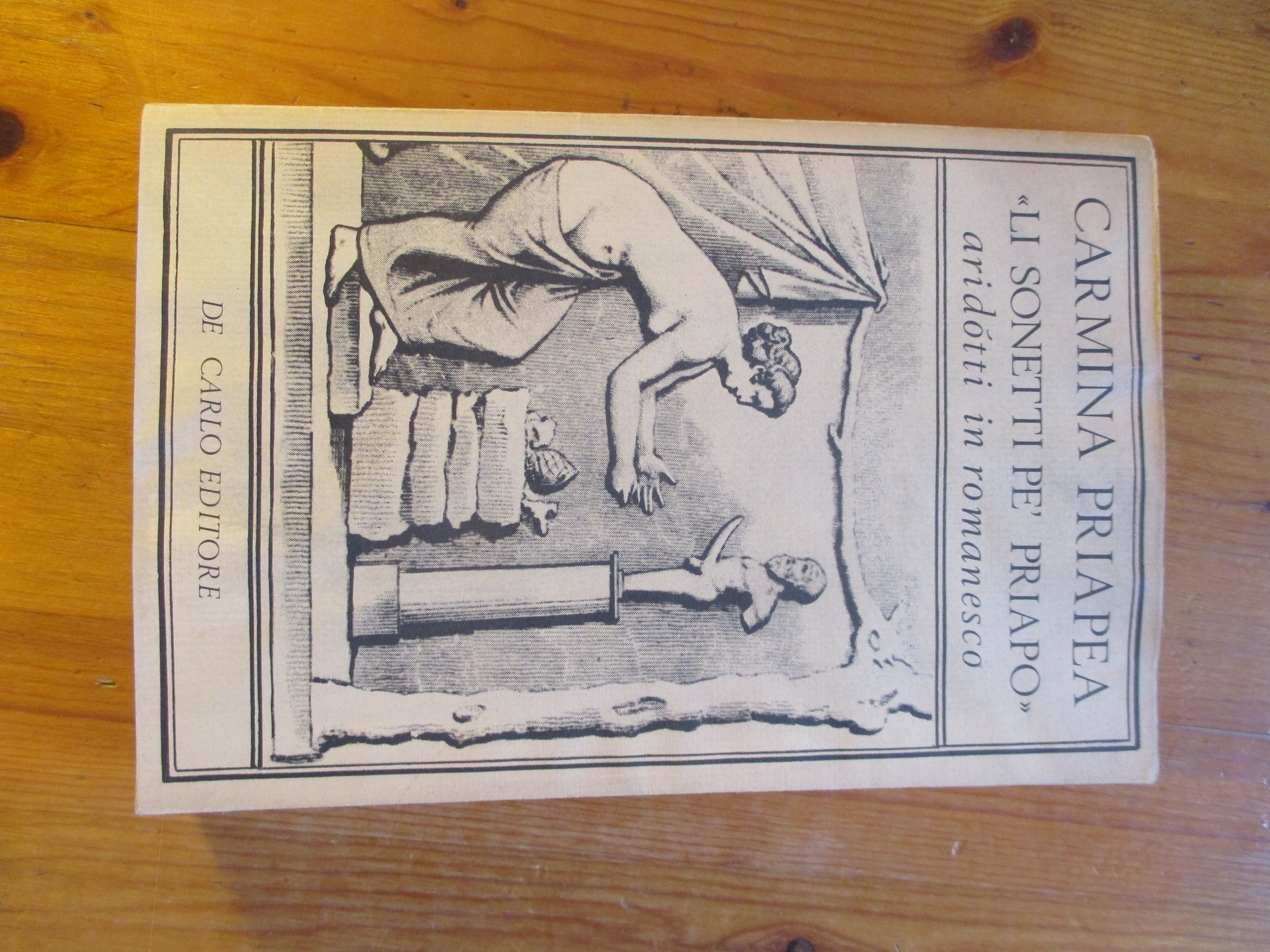 Carmina priapea. “ Li sonetti pe’ Priapo “ aridotti in …