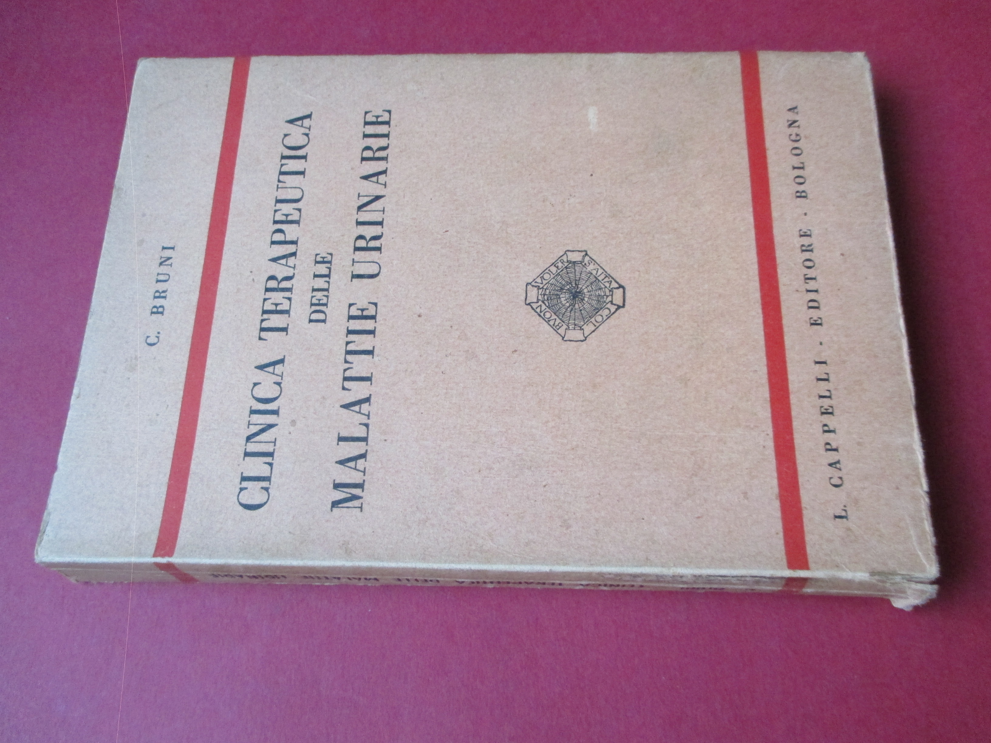 Clinica terapeutica delle malattie urinarie.