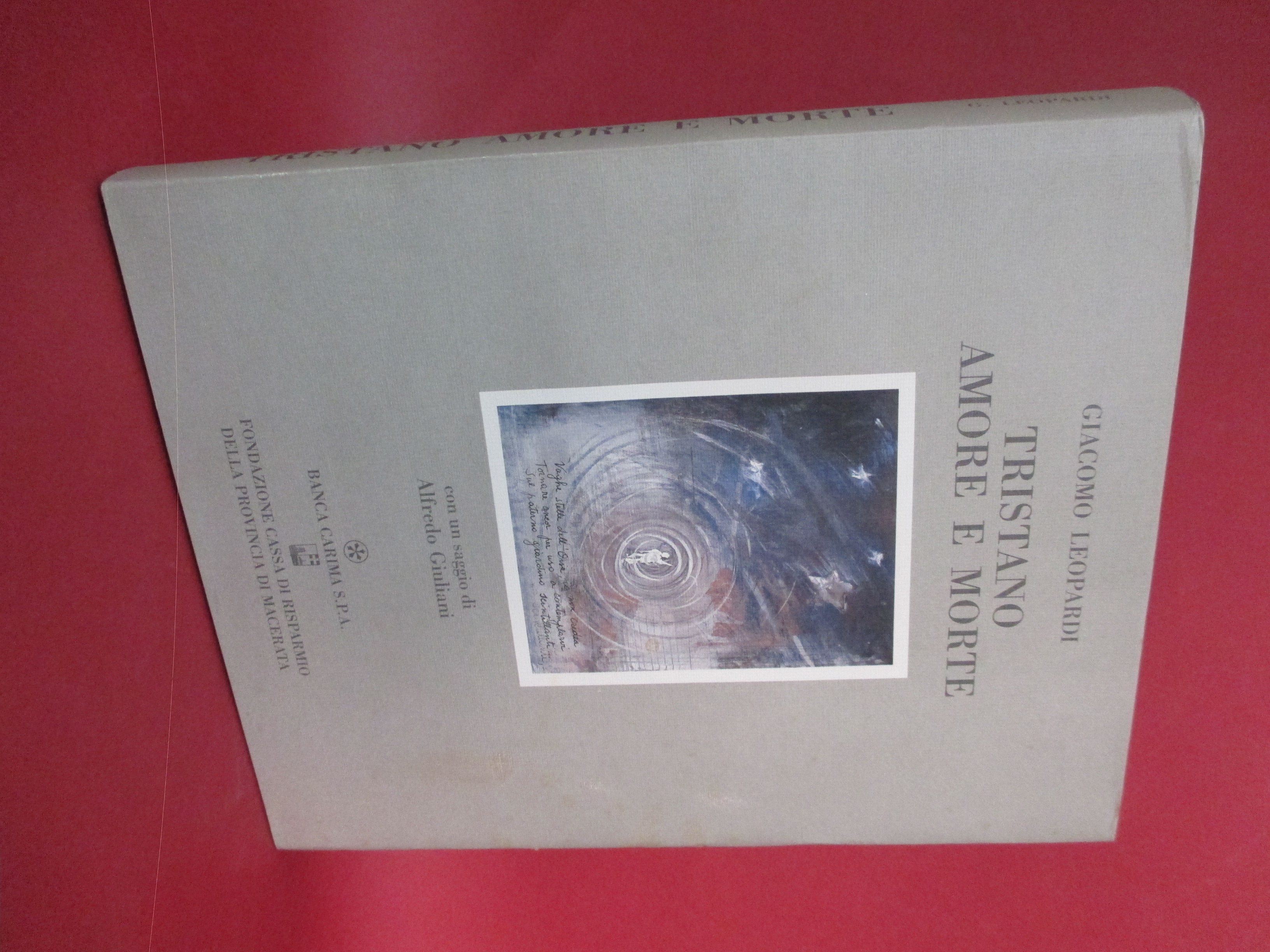 Giacomo Leopardi. Tristano amore e morte. Con un saggio di …