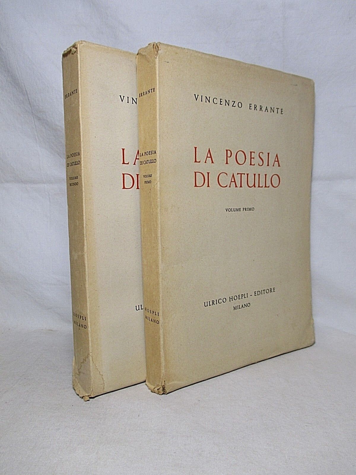 La poesia di Catullo. Volume primo: Saggio biografico e critico …