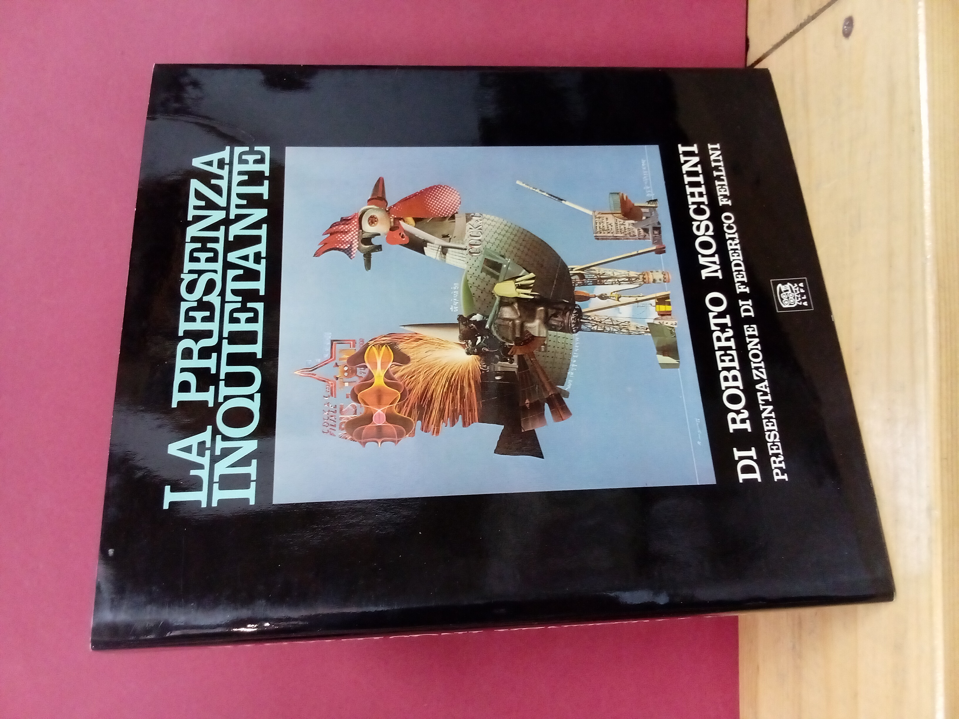 La presenza inquietante. Romanzo visivo di Roberto Moschini.