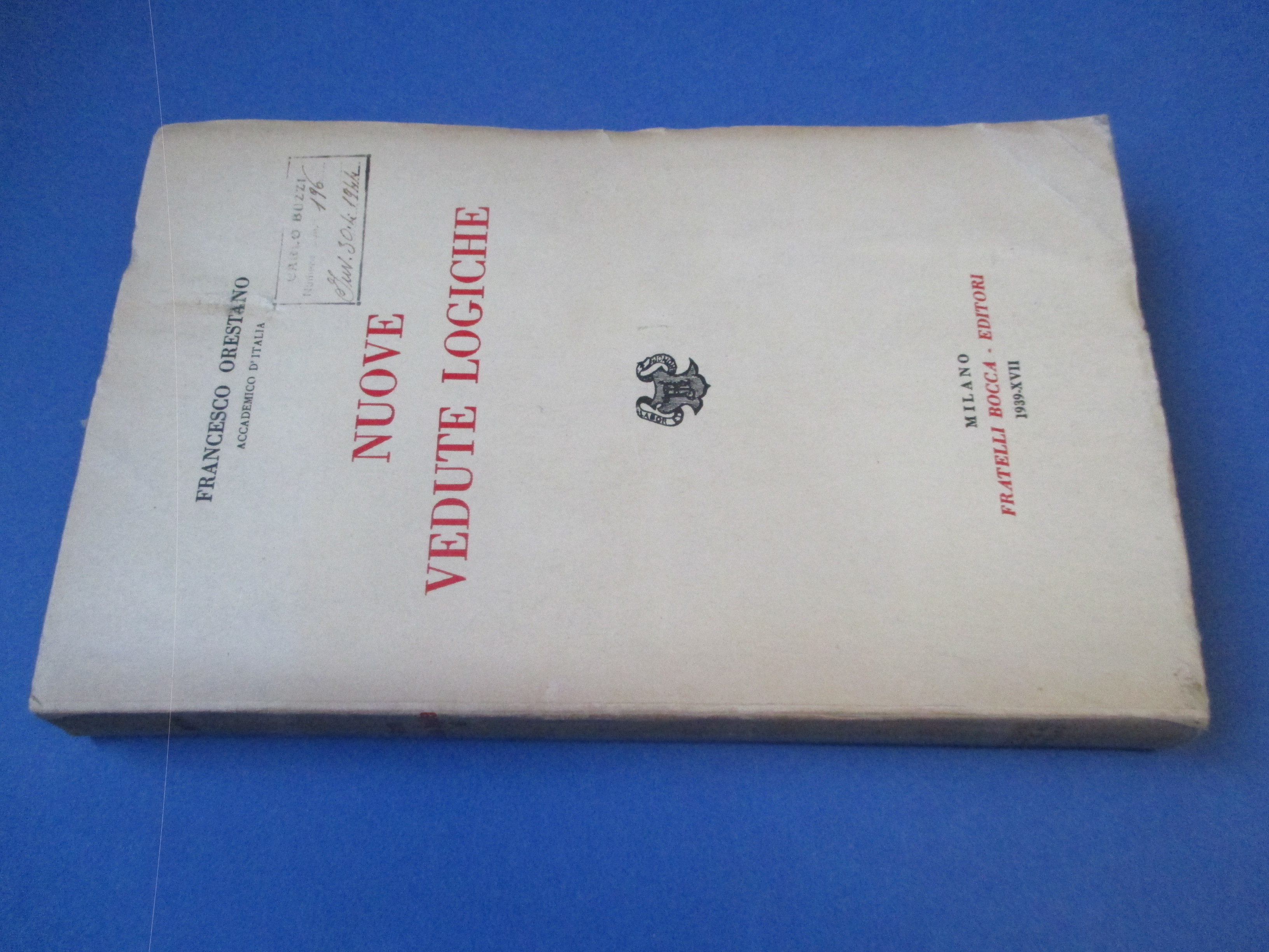 Nuove vedute logiche.