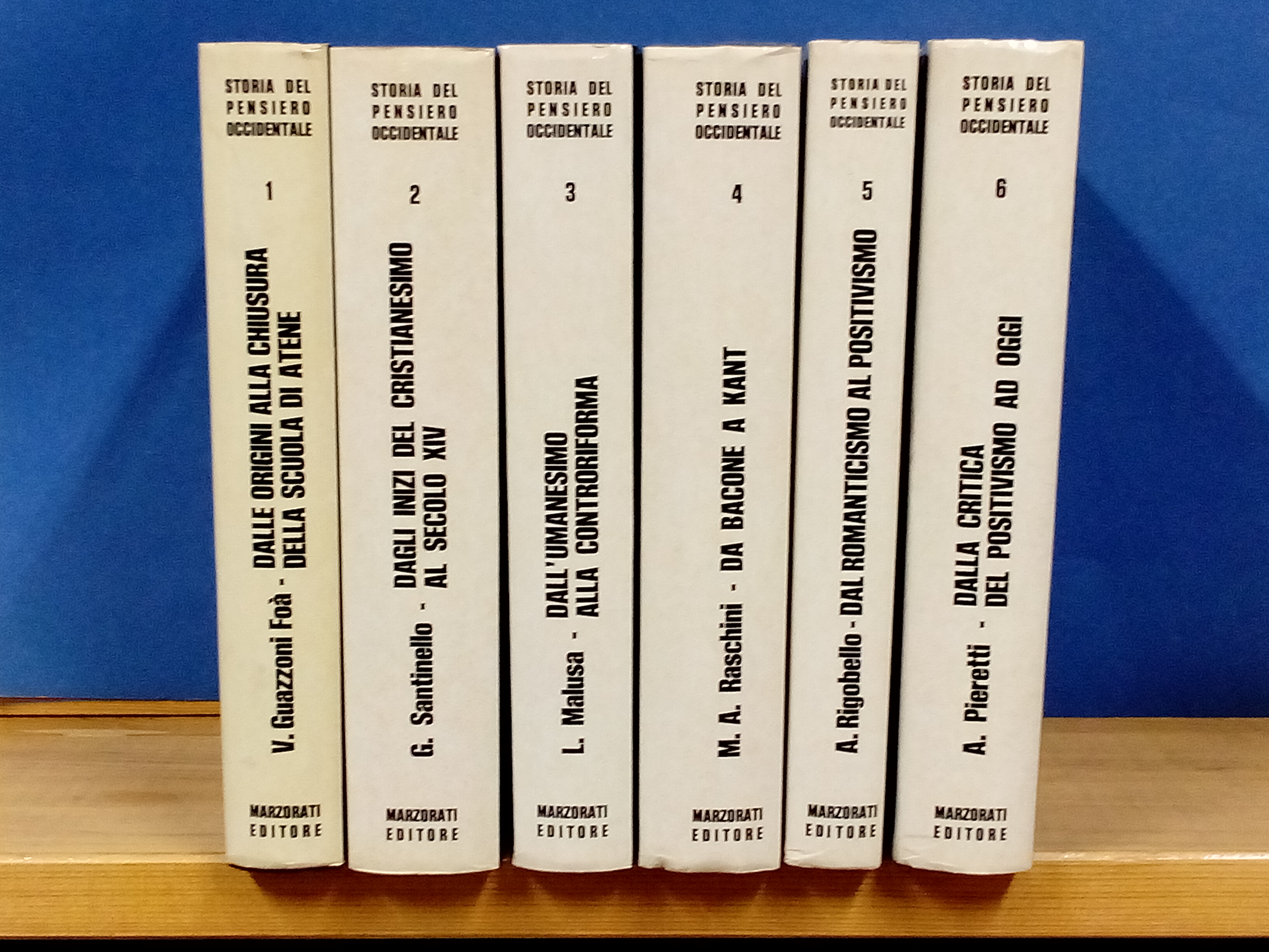 Storia del pensiero occidentale. Voll. 1 / 6.