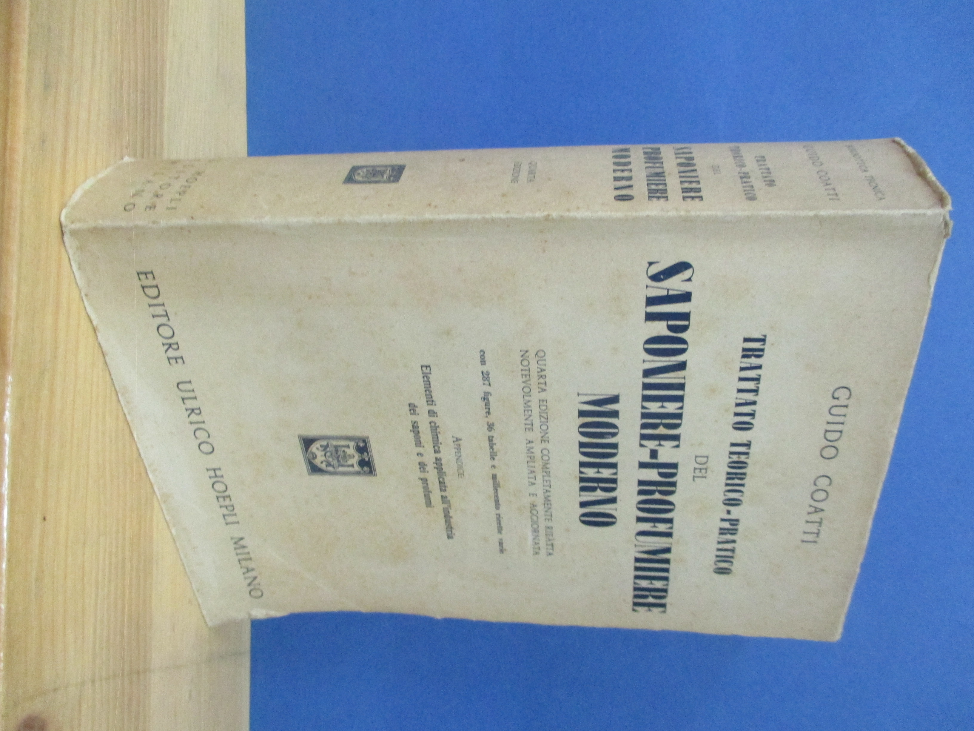 Trattato teorico – pratico del saponiere – profumiere moderno.