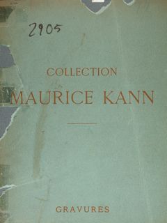 COLLECTION MAURICE KANN. Gravures.