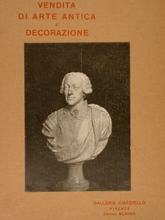 VENDITA DI ARTE ANTICA E DECORAZIONE. GALLERIA CIARDIELLO FIRENZE.