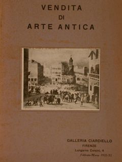 VENDITA DI ARTE ANTICA. GALLERIA CIARDIELLO FIRENZE.