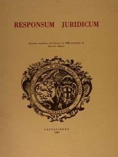 RESPONSUM JURIDICUM.