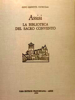 ASSISI LA BIBLIOTECA DEL SACRO CONVENTO.