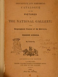 DESCRIPTIVE AND HISTORICAL CATALOGUE OF THE PICTURES IN THE NATIONAL …