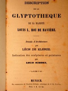 DESCRIPTION DE LA GLYPTOTHEQUE DE SA MAJESTÉ LOUIS I., ROI …