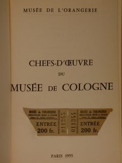 CHEFS D'OEUVRE DU MUSEE DE COLOGNE.