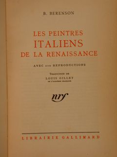 LES PEINTRES ITALIENS DE LA RENAISSANCE.