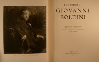 LO STUDIO DI GIOVANNI BOLDINI.