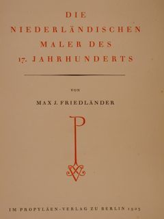 DIE NIEDERLANDISCHEN MALER DES 17 JAHRHUNDERTS.