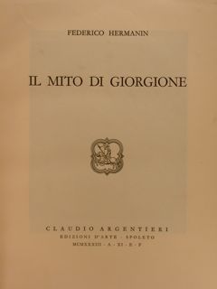 IL MITO DI GIORGIONE.