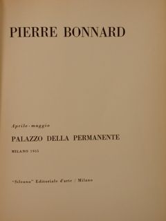 PIERRE BONNARD.
