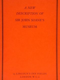 A NEW DESCRIPTION OF SIR JOHN SOANE'S MUSEUM.