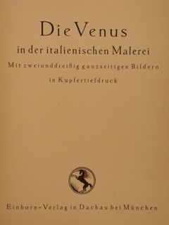 DIE VENUS IN DER ITALIENISCHEN MALEREI.