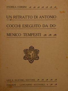 UN RITRATTO DI ANTONIO COCCHI ESEGUITO DA DOMENICO TEMPESTI.