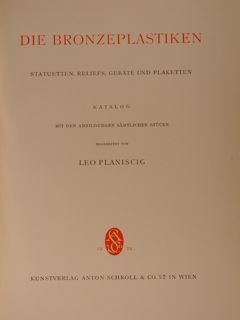 DIE BRONZEPLASTIKEN, STATUETTEN, RELIEF, GERÄTE UND PLAKETTEN.