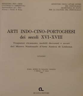 ARTI INDO-CINO-PORTOGHESI DEI SECOLI XVI-XVIII. Trapunte ricamate, mobili decorati e …