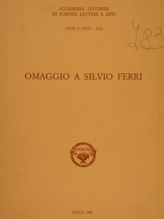 OMAGGIO A SILVIO FERRI.