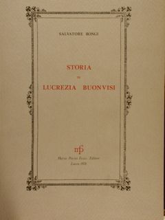 STORIA DI LUCREZIA BUONVISI