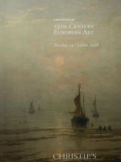 19th Century European Art. Amsterdam, Tuesday 14 October 2008.