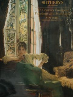 19th Century European Paintings, Drawings and Sculpture. New York, Wednesday, …
