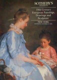 19th Century European Paintings, Drawings and Sculpture. Wednesday, October 12, …