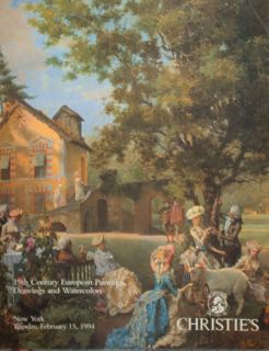 19th Century European Paintings, Drawings and Watercolours. New York, Tuesday, …