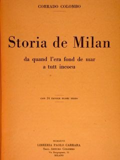 STORIA DE MILAN da quand l’era fond de mar a …