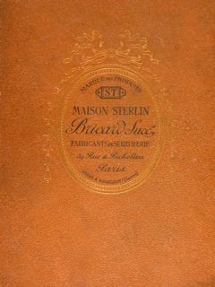 Marque des Produits. MAISON STERLIN BRICARD SUCC.rs FABRICANTS DE SERRURERIE, …