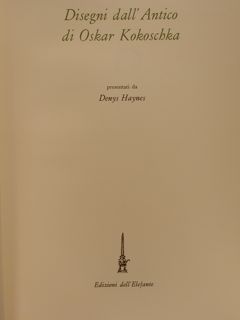 DISEGNI DALL'ANTICO DI OSKAR KOKOSCHKA