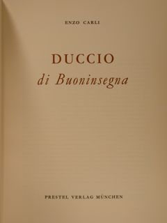 DUCCIO DI BUONINSEGNA.