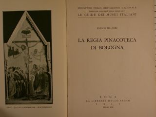 LA REGIA PINACOTECA DI BOLOGNA.