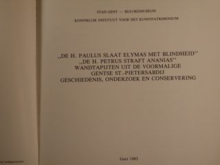 “DE H. PAULUS SLAAT ELYMAS MET BLINDHEID” 2DE H. PETRUS …