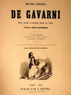 OEUVRES CHOISIES DE GAVARNI. Revues, corrigées et nouvellement classées par …