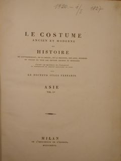LE COSTUME ANCIEN ET MODERNE OU L’HISTOIRE du Gouvernement, de …