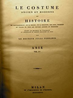 LE COSTUME ANCIEN ET MODERNE OU L’HISTOIRE du Gouvernement, de …