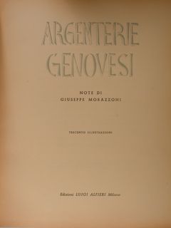 ARGENTERIE GENOVESI.