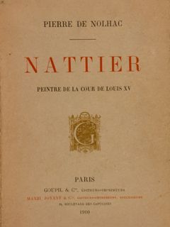 NATTIER Peintre de la Cour de Louis XV.